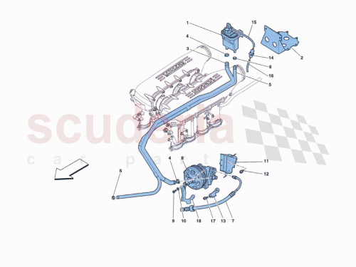 Part Diagram for Ferrari 262828