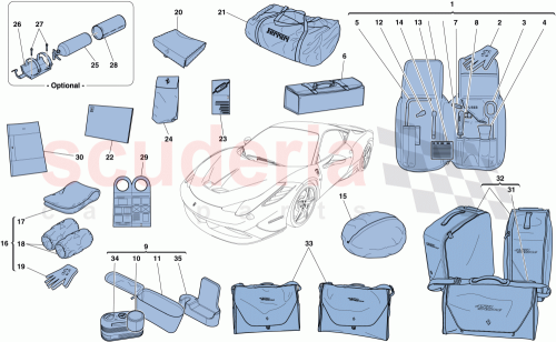 Part Diagram for Ferrari 86619300