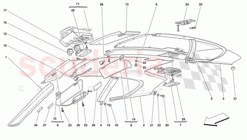 Part Diagram for Ferrari 64499200