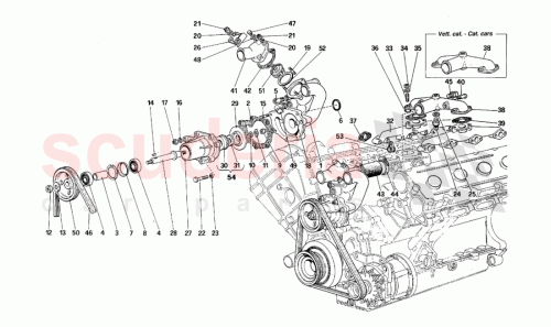 Part Diagram for Ferrari 134084