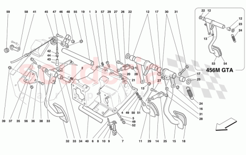 Part Diagram for Ferrari 174305
