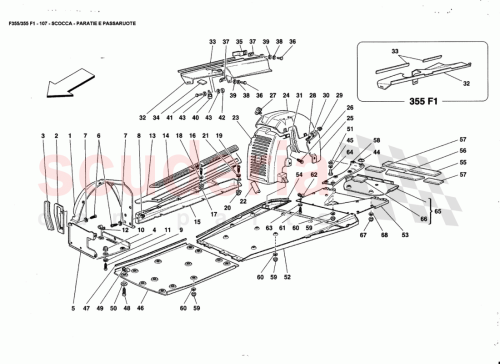 Part Diagram for Ferrari 64878600