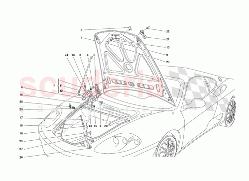 Part Diagram for Ferrari 13832211