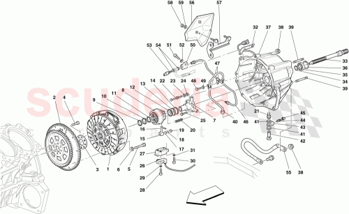 Part Diagram for Ferrari 230070