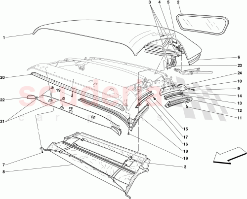 Part Diagram for Ferrari 66459900