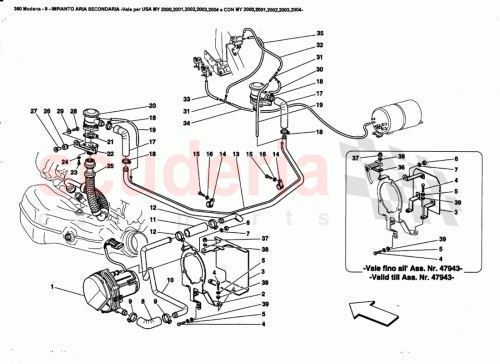 Part Diagram for Ferrari 182759