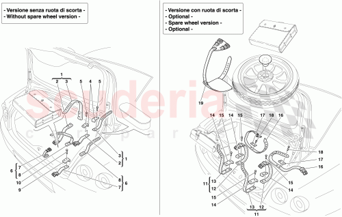Part Diagram for Ferrari 67629600