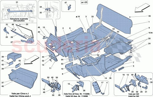 Part Diagram for Ferrari 82303400