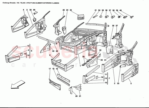 Part Diagram for Ferrari 206673