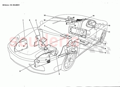 Part Diagram for Ferrari 65524300