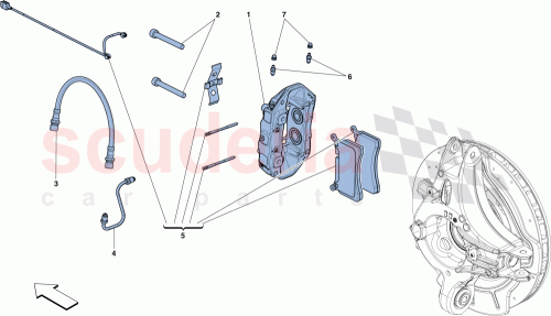 Part Diagram for Ferrari 315580