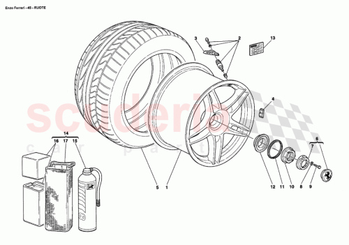 Part Diagram for Ferrari 163548