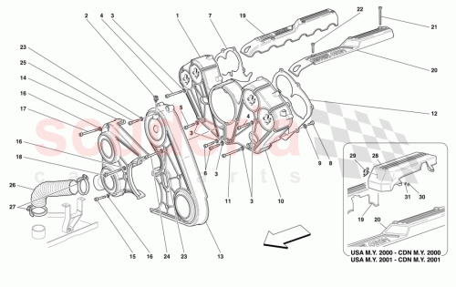 Part Diagram for Ferrari 13302577