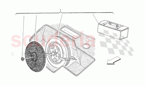 Part Diagram for Ferrari 147255
