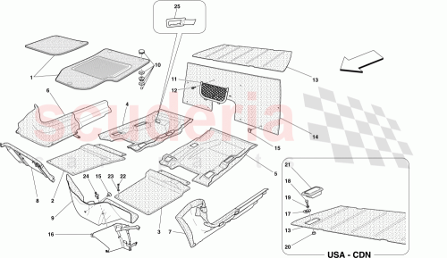 Part Diagram for Ferrari 68554800