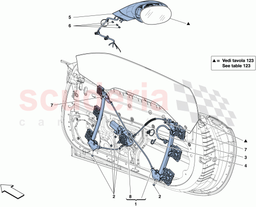 Part Diagram for Ferrari 69875400