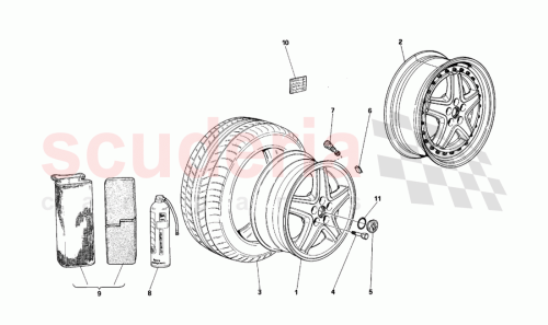 Part Diagram for Ferrari 147259