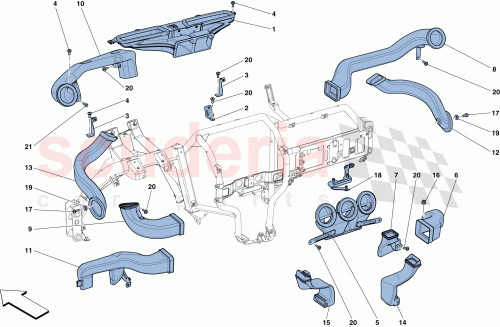 Part Diagram for Ferrari 83923900