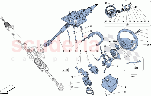 Part Diagram for Ferrari 280960