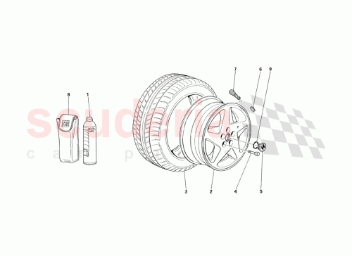 Part Diagram for Ferrari 55059092