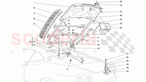 Part Diagram for Ferrari 65981300