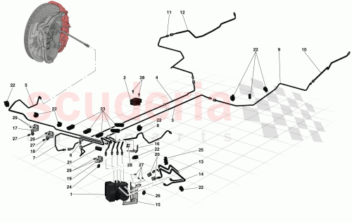 Part Diagram for Ferrari 296741
