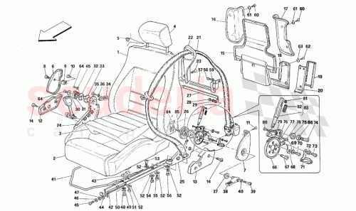 Part Diagram for Ferrari 642389