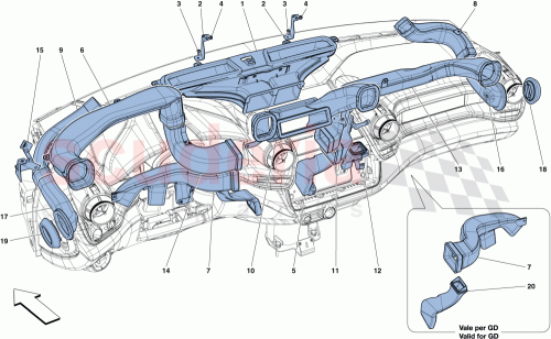 Part Diagram for Ferrari 88203800