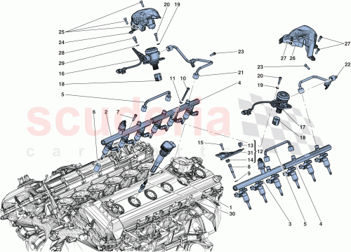 Part Diagram for Ferrari 297423