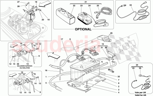 Part Diagram for Ferrari 312188