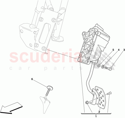 Part Diagram for Ferrari 205300