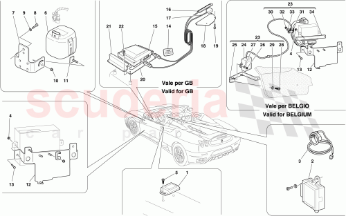 Part Diagram for Ferrari 13309177