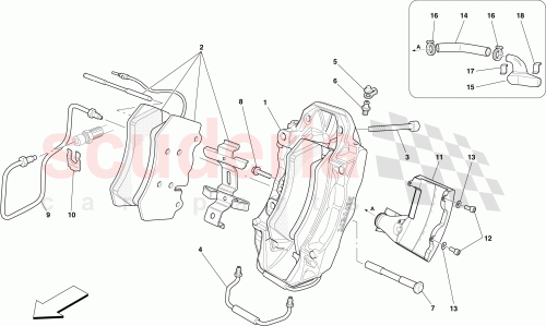 Part Diagram for Ferrari 70001840
