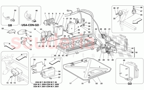 Part Diagram for Ferrari 157802