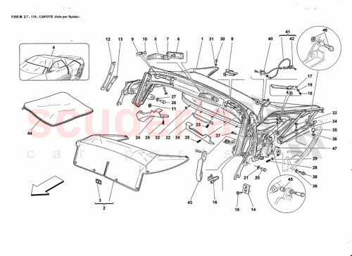 Part Diagram for Ferrari 64897702
