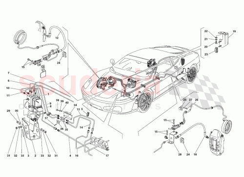 Part Diagram for Ferrari 212645