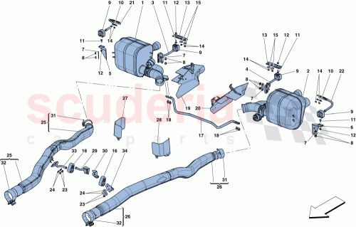 Part Diagram for Ferrari 343206