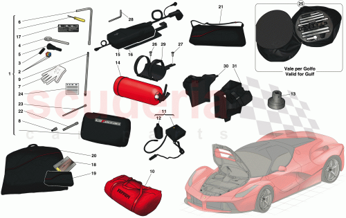 Part Diagram for Ferrari 86080100