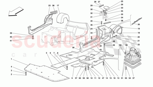 Part Diagram for Ferrari 65126700