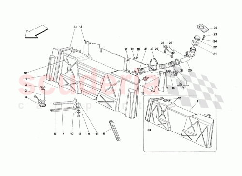 Part Diagram for Ferrari 14054511