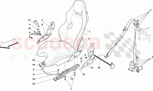Part Diagram for Ferrari 81033600
