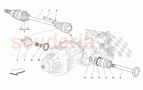 Part Diagram for Ferrari 171621