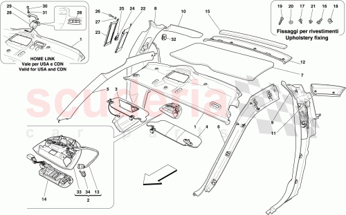 Part Diagram for Ferrari 10519205
