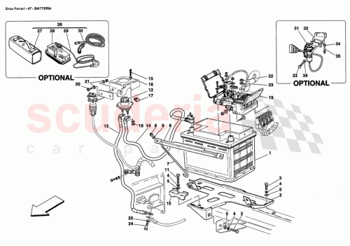 Part Diagram for Ferrari 168524
