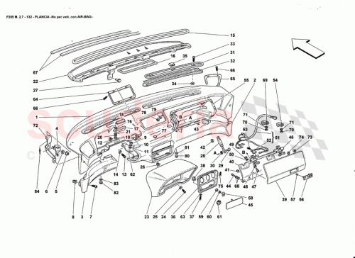 Part Diagram for Ferrari 157601