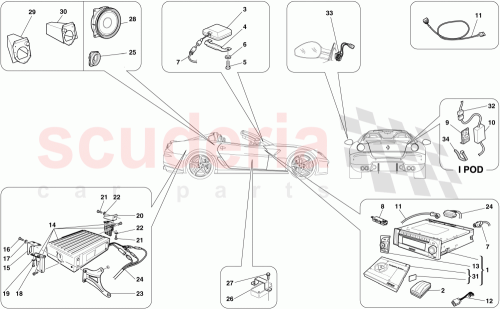 Part Diagram for Ferrari 225336