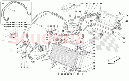 Part Diagram for Ferrari 65488600