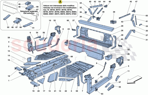 Part Diagram for Ferrari 262279