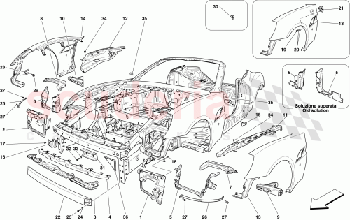 Part Diagram for Ferrari 82239600