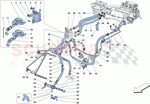 Part Diagram for Ferrari 292150